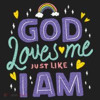 God Loves Me Just Like I Am Hat thumb 2