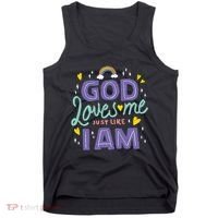 God Loves Me Just Like I Am Tank Top thumb 0