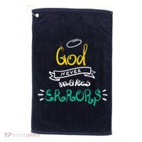 God Never Makes Errors Golf Towel thumb 0