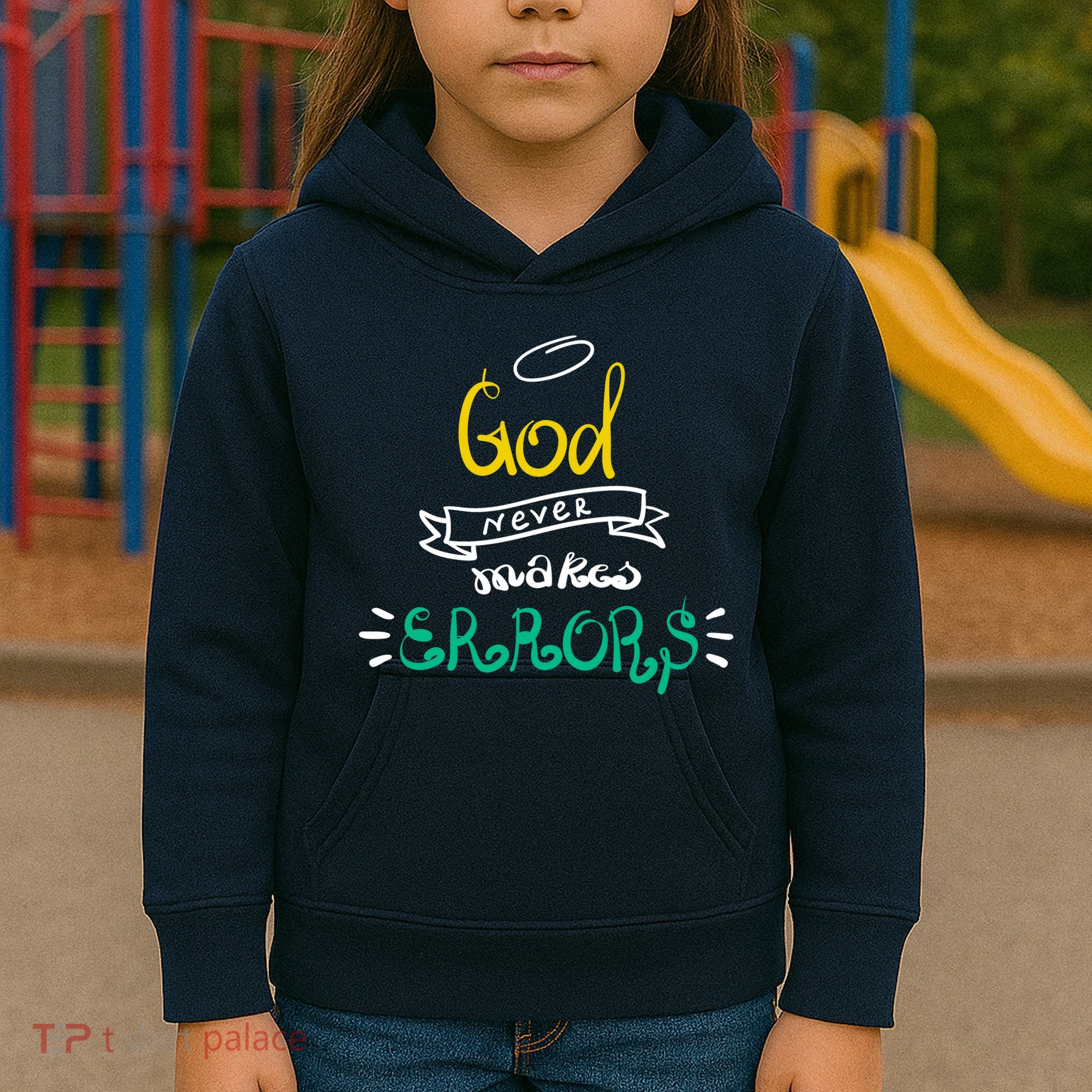 God Never Makes Errors Kids Hoodie