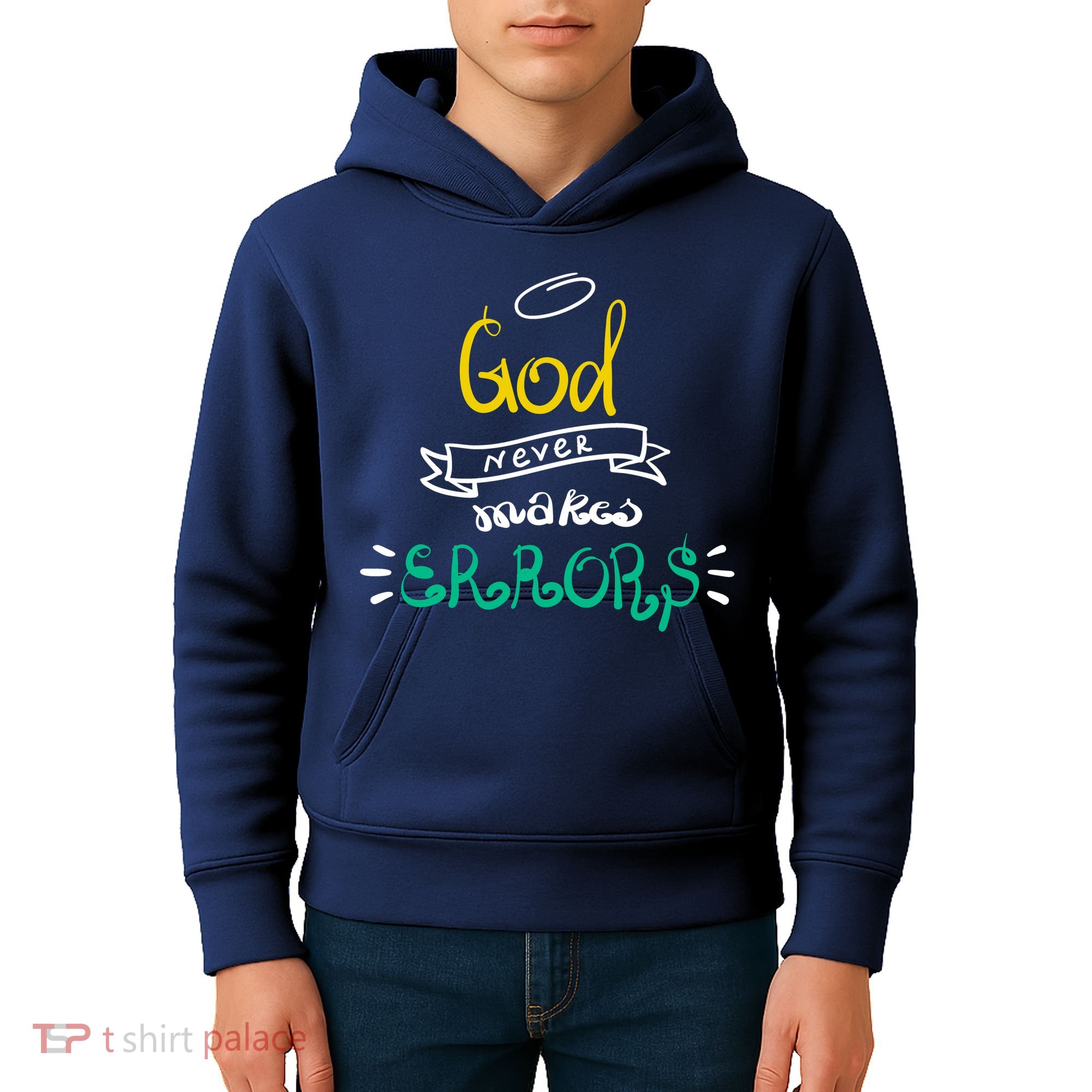 God Never Makes Errors Kids Hoodie