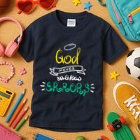 God Never Makes Errors Kids T-Shirt thumb 3