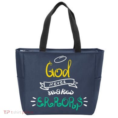 God Never Makes Errors Tote Bag