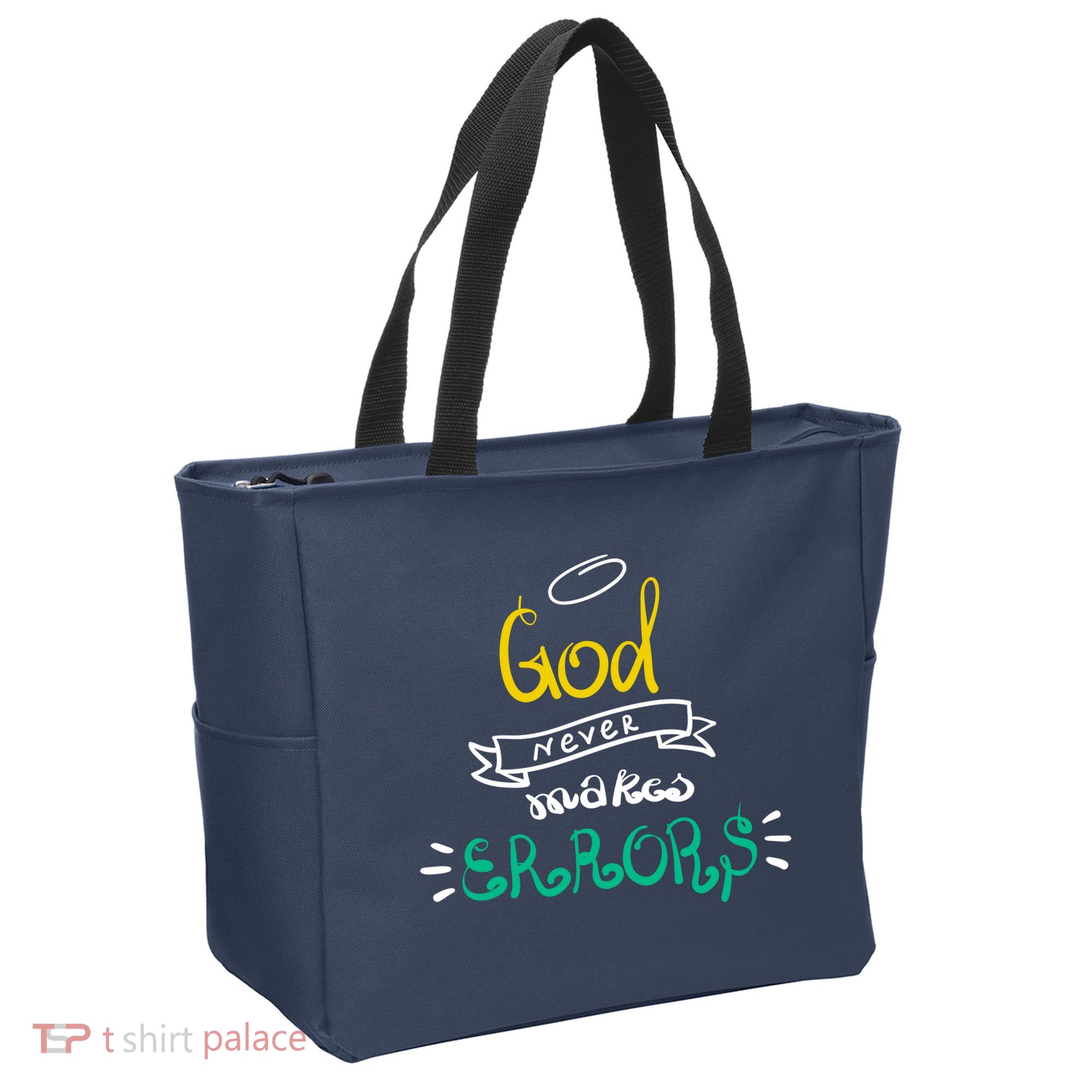 God Never Makes Errors Tote Bag