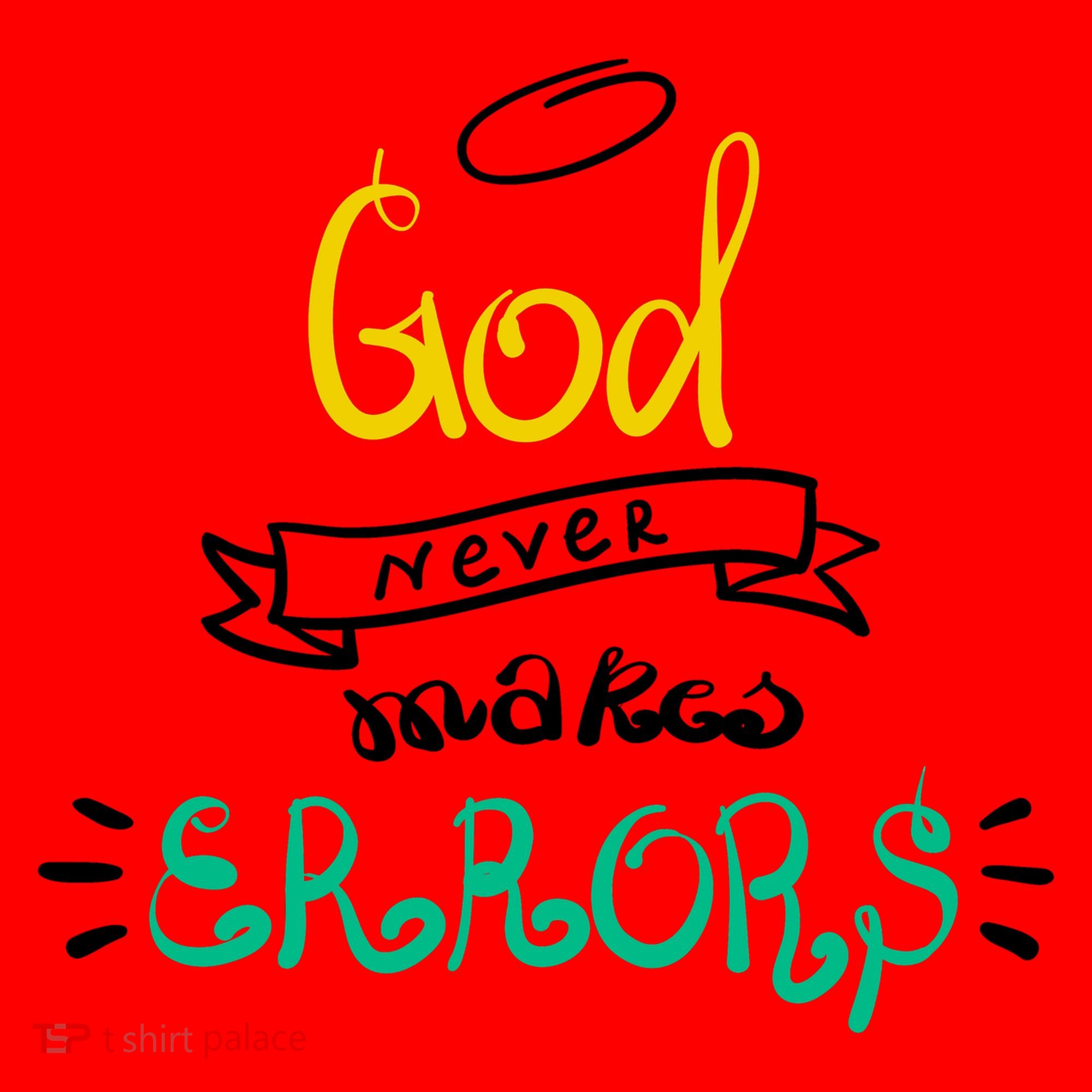 God Never Makes Errors Santa Hat
