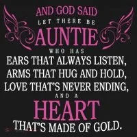 God Said Let There Be Auntie Long Sleeve Shirt thumb 2