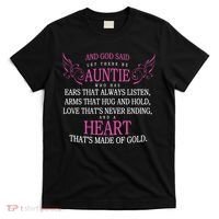 God Said Let There Be Auntie T-Shirt thumb 0
