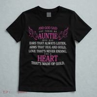 God Said Let There Be Auntie T-Shirt thumb 5