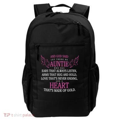 God Said Let There Be Auntie Backpack