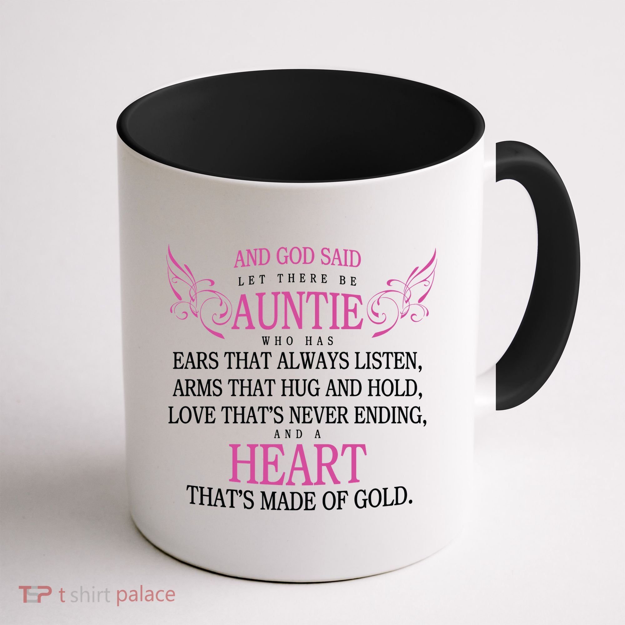 God Said Let There Be Auntie Coffee Mug