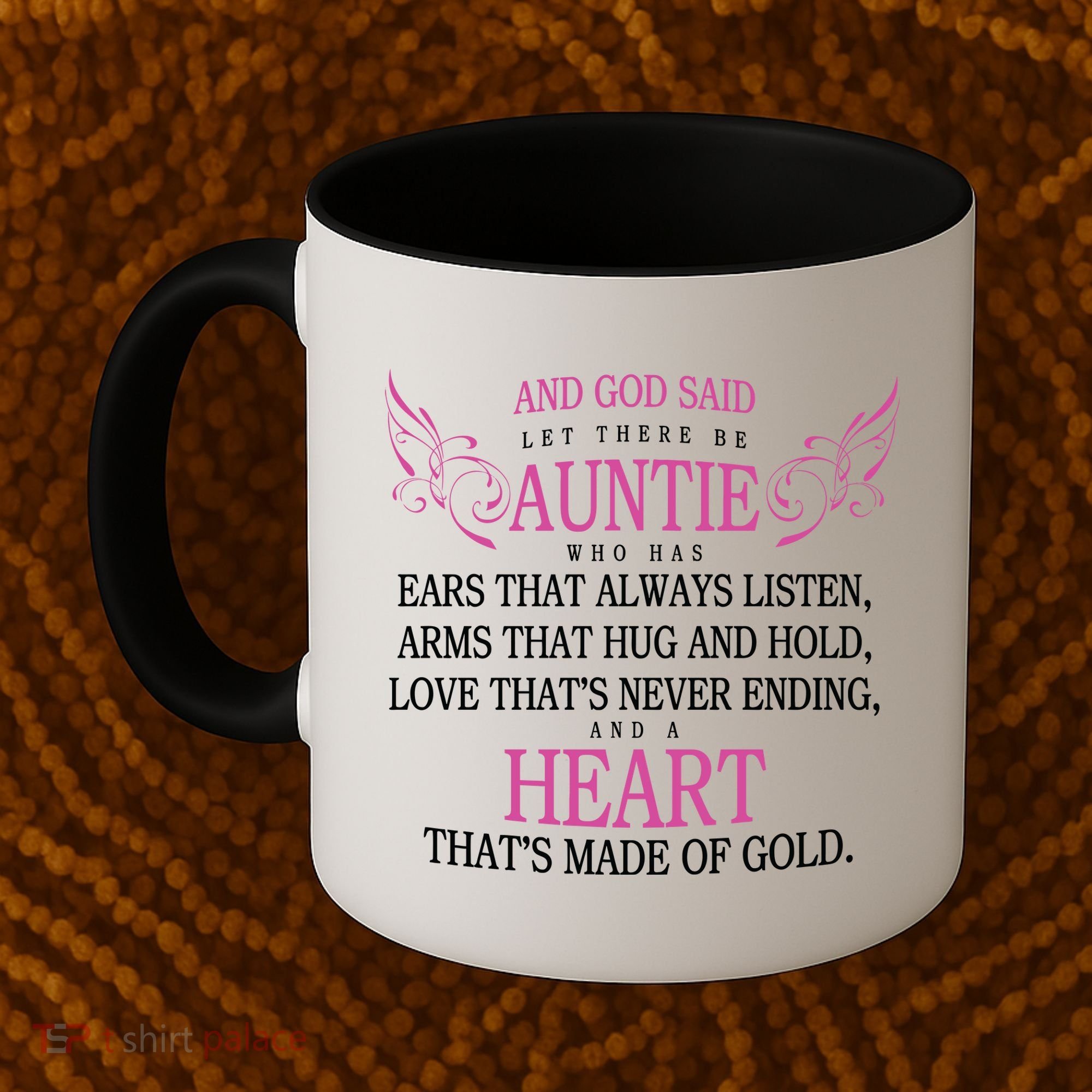God Said Let There Be Auntie Coffee Mug