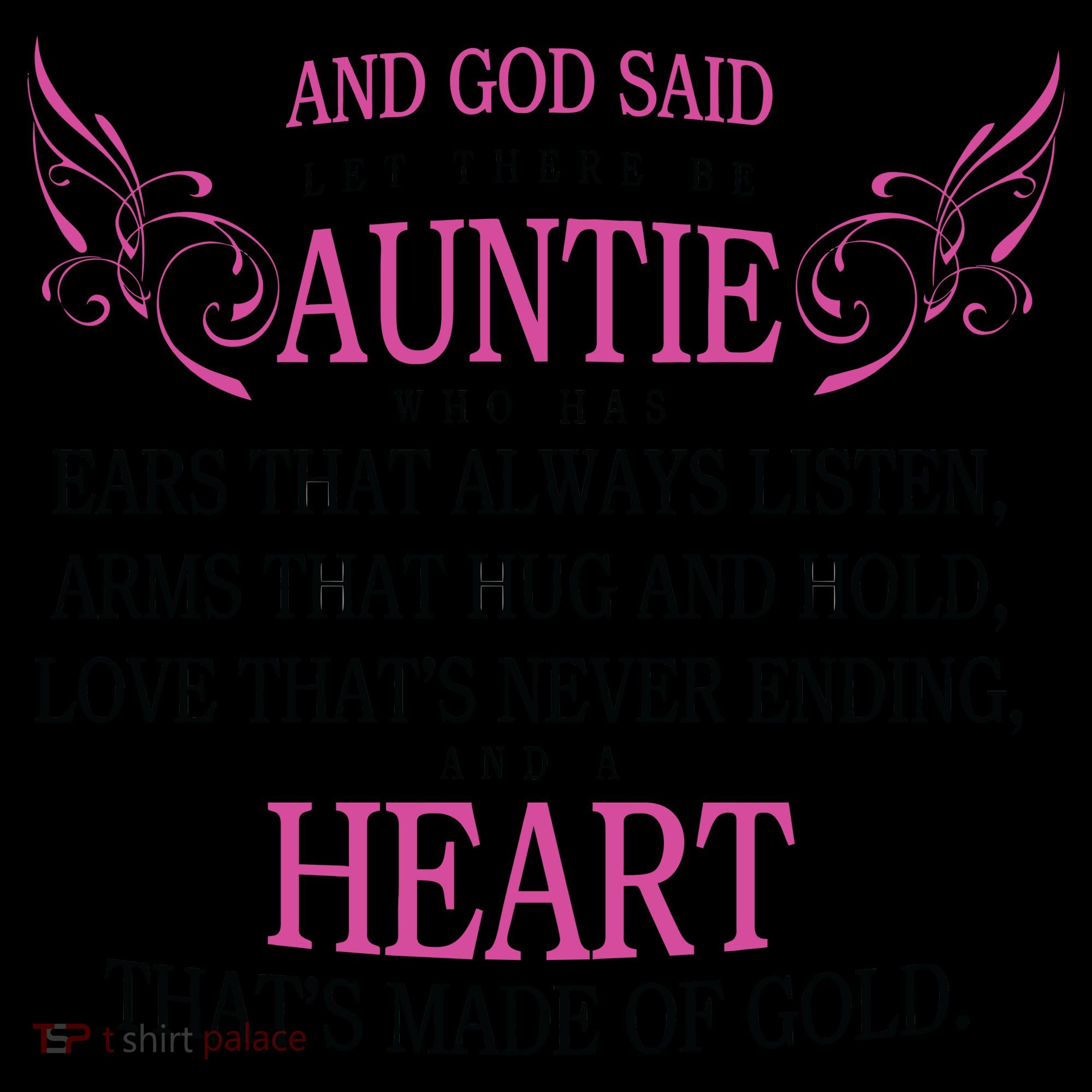 God Said Let There Be Auntie Coffee Mug