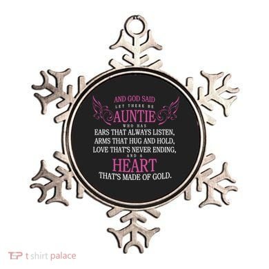 God Said Let There Be Auntie Ornament