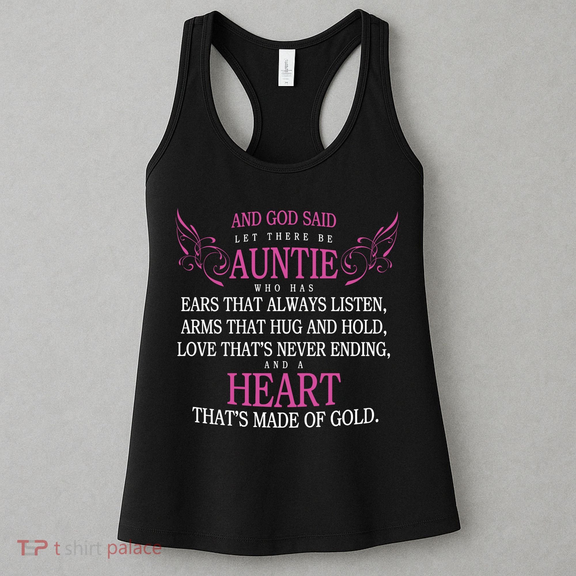 God Said Let There Be Auntie Women's Tank Top