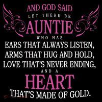 God Said Let There Be Auntie Baby Bodysuit thumb 2