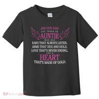God Said Let There Be Auntie Toddler T-Shirt thumb 0