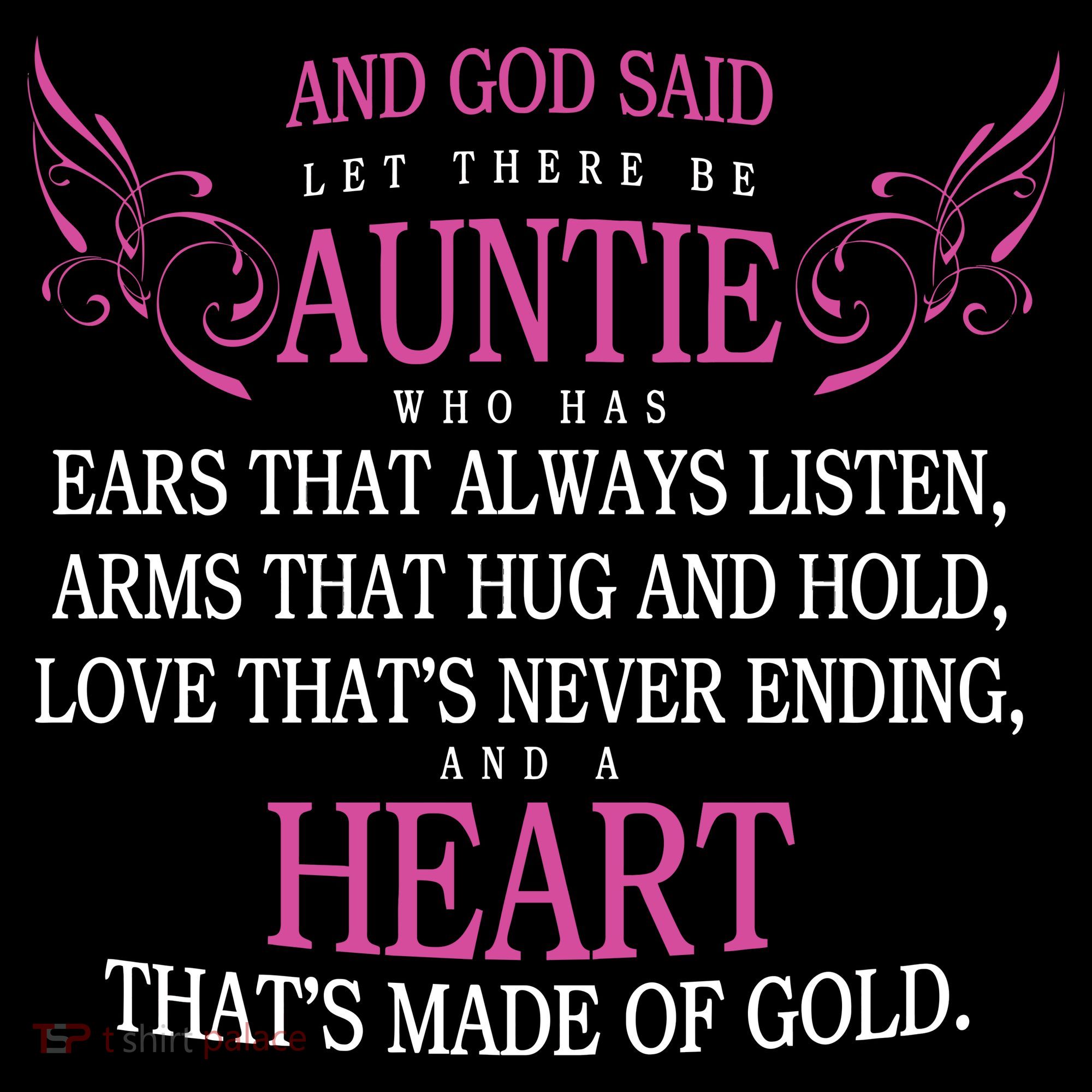 God Said Let There Be Auntie Toddler T-Shirt
