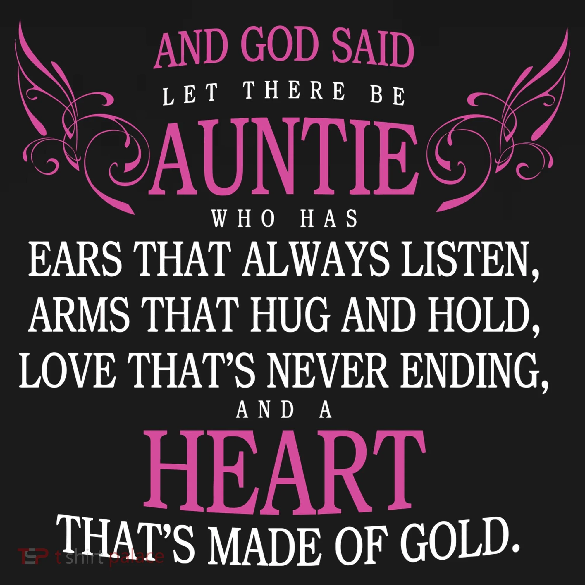God Said Let There Be Auntie Kids Sweatshirt