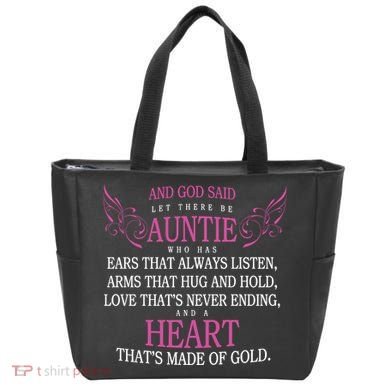 God Said Let There Be Auntie Tote Bag