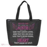 God Said Let There Be Auntie Tote Bag thumb 0