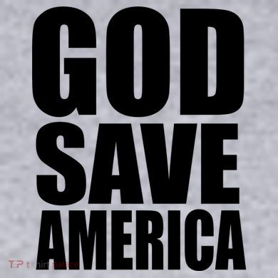 God Save America Women's Racerback Cropped Tank