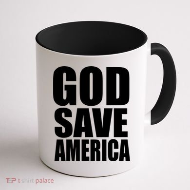 God Save America Coffee Mug back