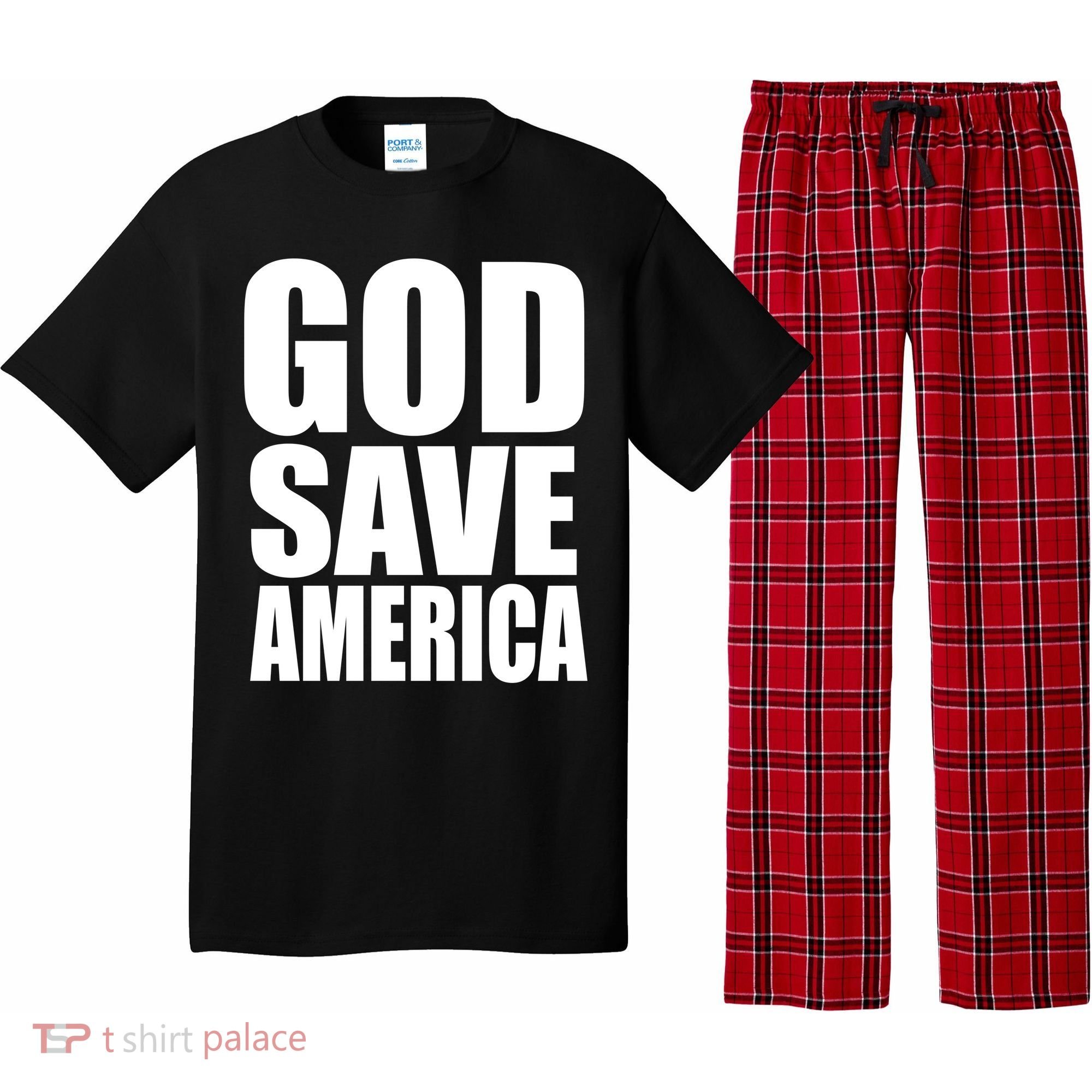 God Save America Pajama Set
