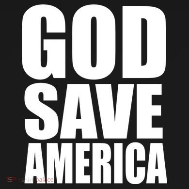 God Save America Flat Bill Trucker Hat