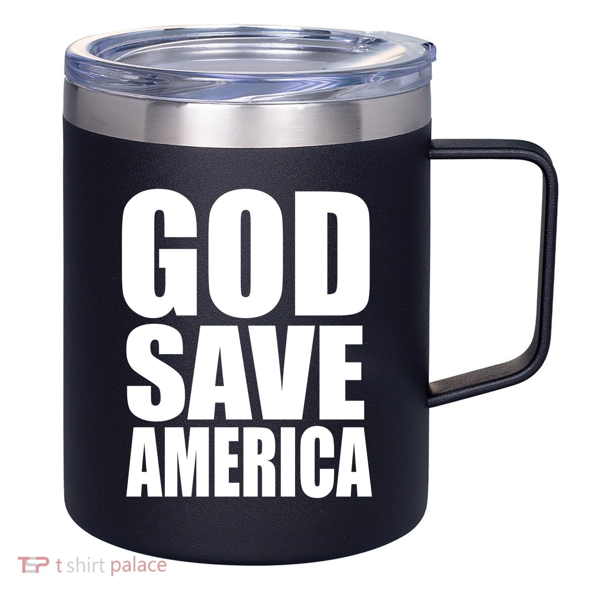 God Save America 12oz Stainless Steel Coffee Mug