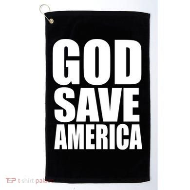 God Save America Golf Towel