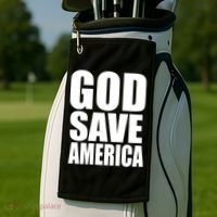 God Save America Golf Towel thumb 2