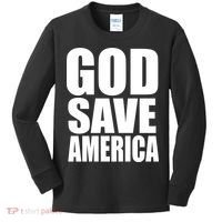 God Save America Kids Long Sleeve Shirt thumb 0