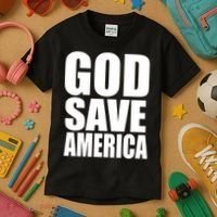 God Save America Kids T-Shirt thumb 3