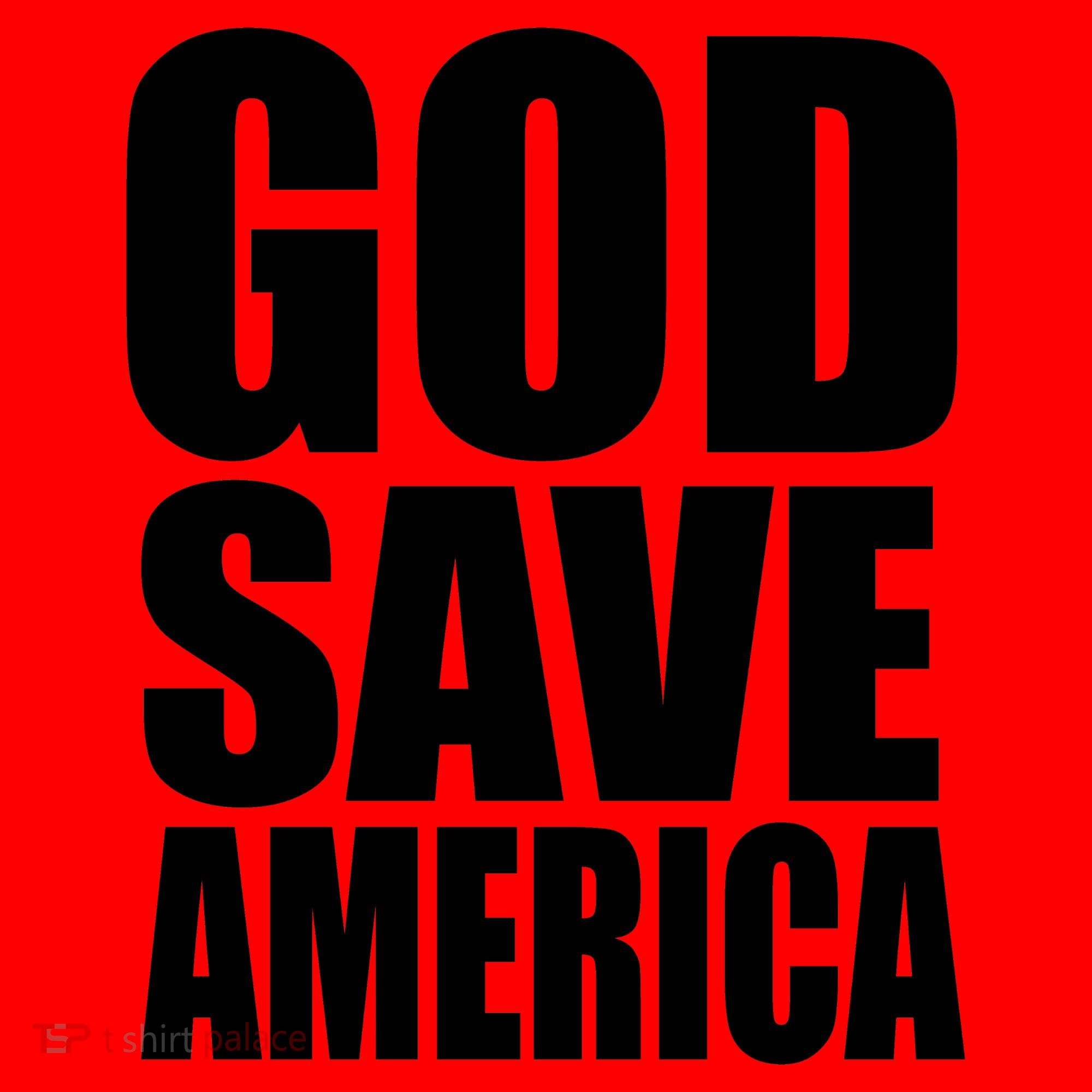God Save America Santa Hat
