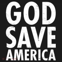 God Save America USA Religious USA-Made Doggie Bandana thumb 2