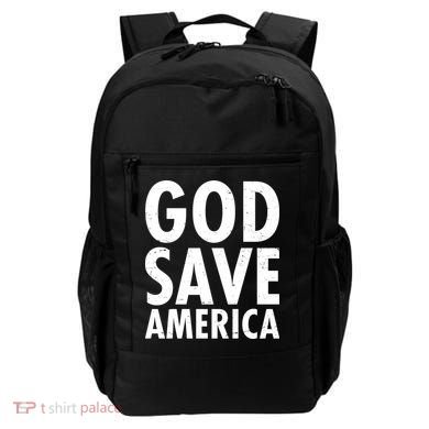 God Save America USA Religious Backpack