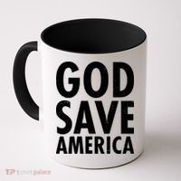 God Save America USA Religious Coffee Mug thumb 0
