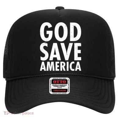 God Save America USA Religious Hat
