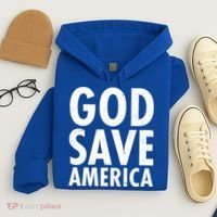 God Save America USA Religious Hoodie thumb 4