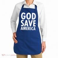 God Save America USA Religious Apron thumb 2