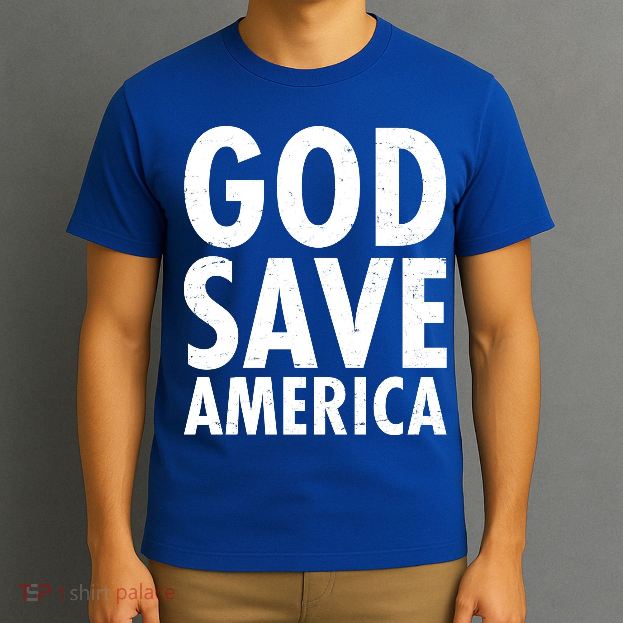 God Save America USA Religious T-Shirt