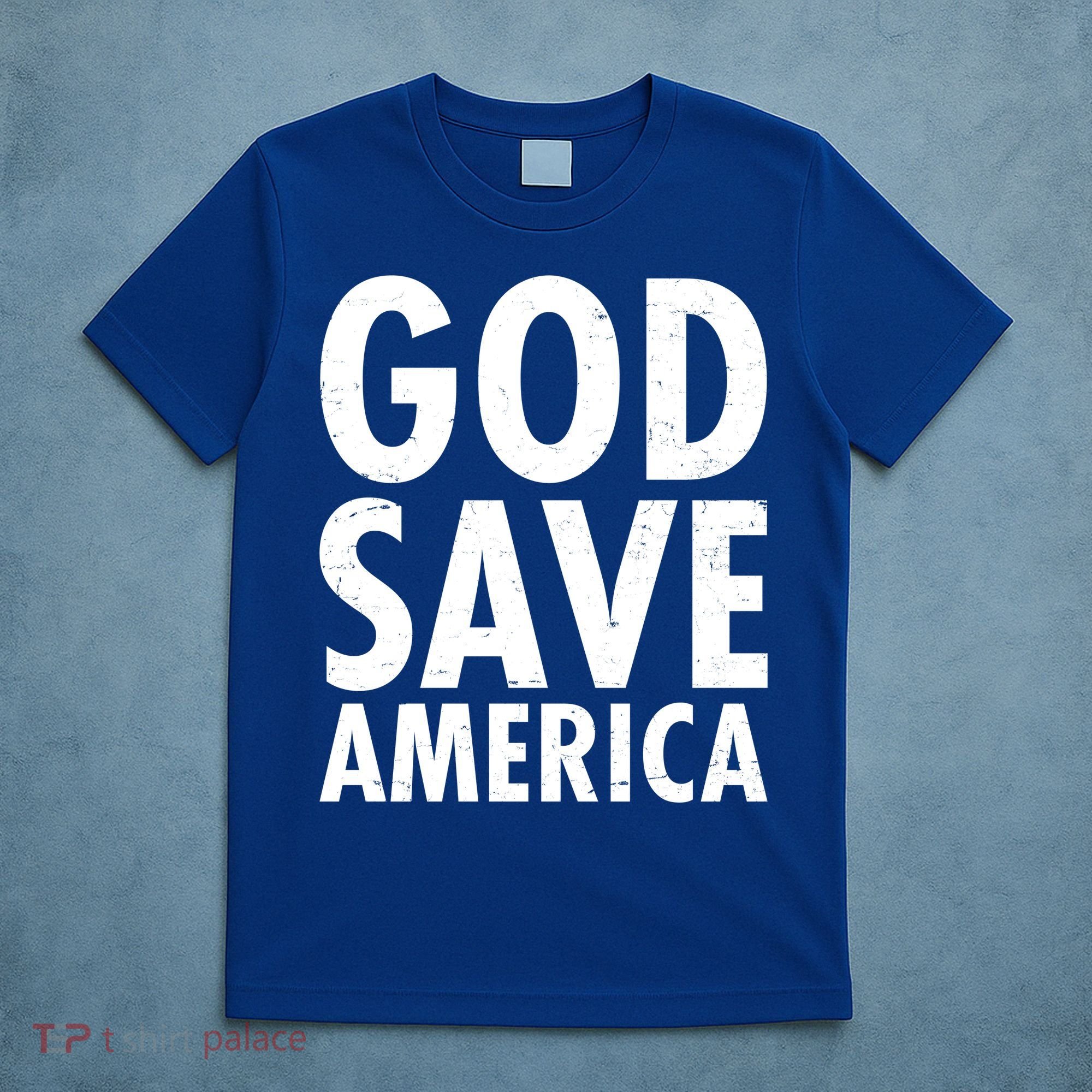 God Save America USA Religious T-Shirt
