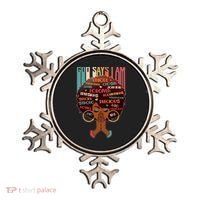 God Says I Am Praying Black Woman Ornament thumb 0