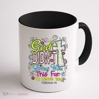 God Won't Leave You Coffee Mug thumb 1