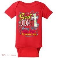 God Won't Leave You Baby Bodysuit thumb 0
