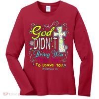 God Won't Leave You Women's Long Sleeve Shirt thumb 0