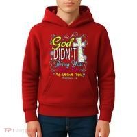 God Won't Leave You Kids Hoodie thumb 4