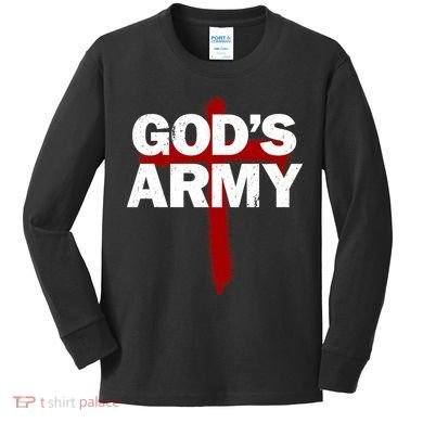 God's Army Kids Long Sleeve Shirt