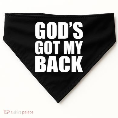 God's Got My Back USA-Made Doggie Bandana