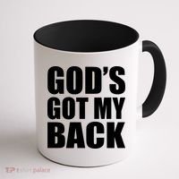 God's Got My Back Coffee Mug thumb 1